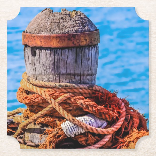 Porta-copo De Papel Old Mooring Bollard (Frente)