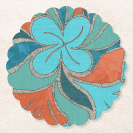 Porta-copo De Papel Organizador de Mesa Terracool Bloom