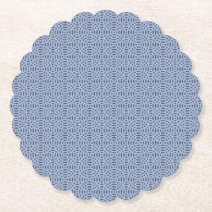 Porta-copo De Papel padrão contínuo de formas circulares