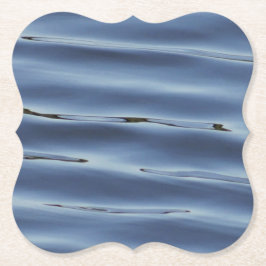 Porta-copo De Papel Padrão de água azul