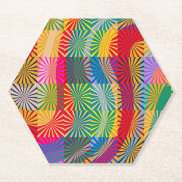 Porta-copo De Papel Padrão de cor retrorreflector