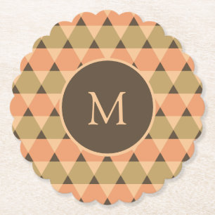 Porta-copo De Papel Padrão de triângulos