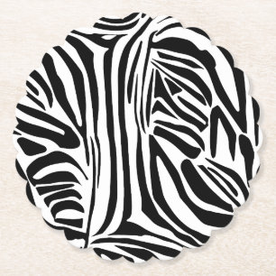 Porta-copo De Papel Padrão de zebra