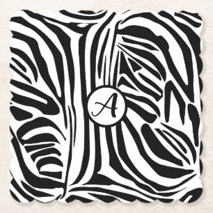 Porta-copo De Papel Padrão de Zebra