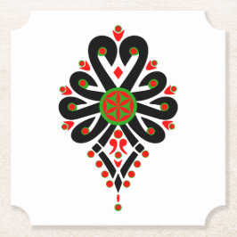 Porta-copo De Papel Padrões folhosos da Polônia - Parzenica