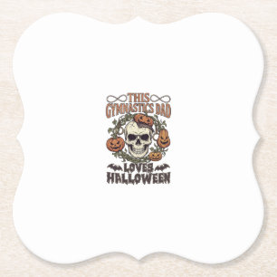 Porta-copo De Papel Pai de Ginástica Ama Halloween Caveira Abóboras Mo