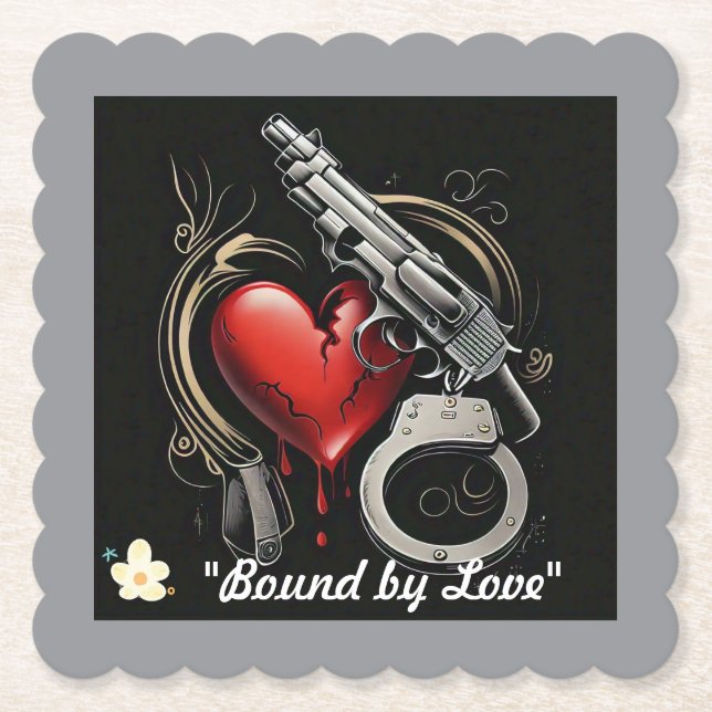 Porta-copo De Papel "Paixão Mortal" (Frente)