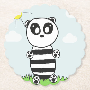 Porta-copo De Papel Panda Kids