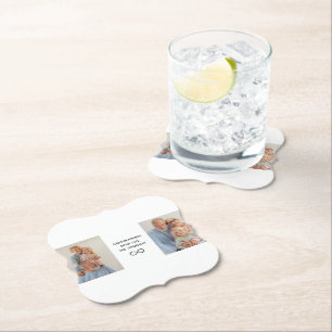 Porta-copo De Papel Papel de Coaster Personalizado com Foto e Texto