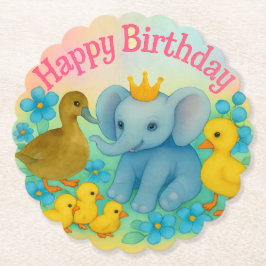Porta-copo De Papel Paper Coasters - Birthday Party Theme - Mix Match