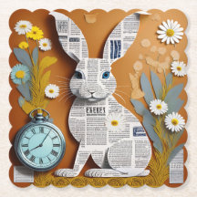 Paper Rabbit Coaster
