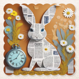 Porta-copo De Papel Paper Rabbit Coaster