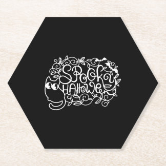 Porta-copo De Papel Papercut Halloween Spooky Halloween