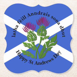 Porta-copo De Papel Parabéns Ruas Andrews Day Flag
