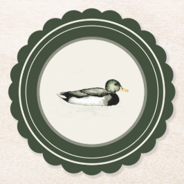 Porta-copo De Papel Party Favors Vintage Duck Coaster