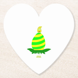 Porta-copo De Papel Páscoa deseja Porta copos de papel cardíaco