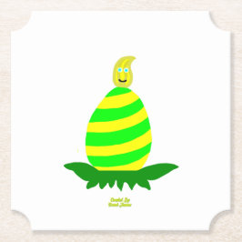 Porta-copo De Papel Páscoa deseja Porta copos de papel de tíquete