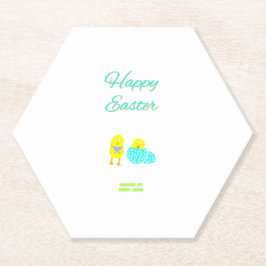 Porta-copo De Papel Páscoa Hatchlings Porta copos de Papel Hexágono