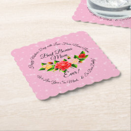 Porta-copo De Papel Passo Mãe Bono Dia de as mães Mãe Escaloado Quadra