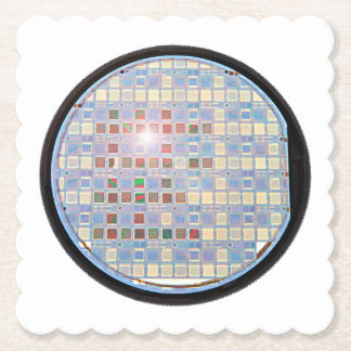 Porta-copo De Papel Pastilha de Silício em um Chip com Fundo Branco