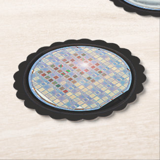 Porta-copo De Papel Pastilha de Silício em um Chip com Fundo Preto