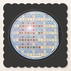 Porta-copo De Papel Pastilha de Silício em um Chip com Fundo Preto
