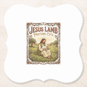 Porta-copo De Papel Pasto de Cordeiro Jesus Fofo Pasto de Cordeiro Jes