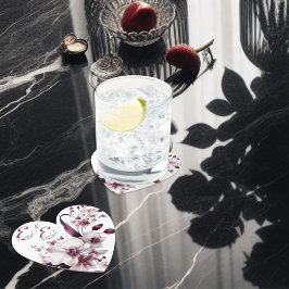 Porta-copo De Papel Pente Fino de Noiva com Flores Personalizadas