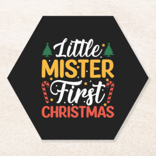 Porta-copo De Papel Pequeno Senhor Primeiro Natal - Feliz Natal