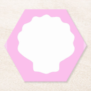 Porta-copo De Papel Pérola Rosa