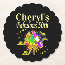 PORTA-COPO DE PAPEL PERSONALIZADO 50 E DIVA FABULOSA