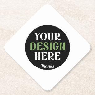 Porta-copo De Papel personalizado, único, elegante e minimalista hersh