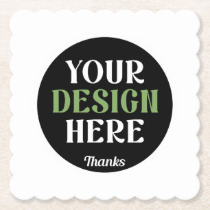 Porta-copo De Papel personalizado, único, elegante e minimalista hersh