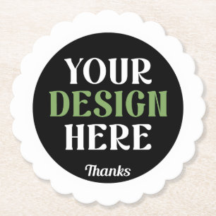 Porta-copo De Papel personalizado, único, elegante e minimalista hersh