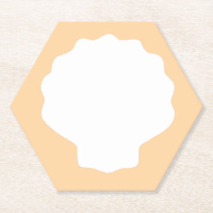 Porta-copo De Papel Pêssego