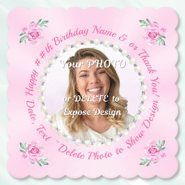 Porta-copo De Papel Photo, Customizable Cardboard Coasters, Chipboard