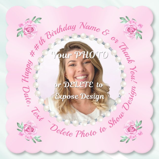 Porta-copo De Papel Photo, Customizable Cardboard Coasters, Chipboard (Photo Coasters. Custom paper coasters. Chipboard coasters custom. Birthday coasters. Custom Coasters)