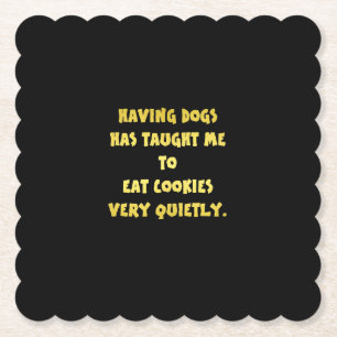 Porta-copo De Papel Piadas de Cachorros e Biscoitos Engraçados