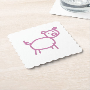 Porta-copo De Papel Piggy