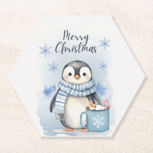 Porta-copo De Papel Pinguim Cinto 3