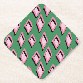 Porta-copo De Papel Pink Diamond Coaster