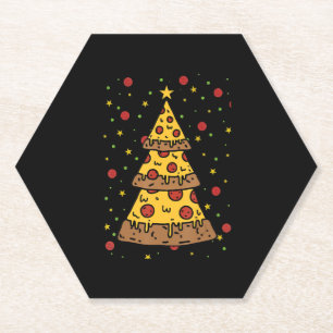 Porta-copo De Papel pizza de natal luzes xmas homens rapazes