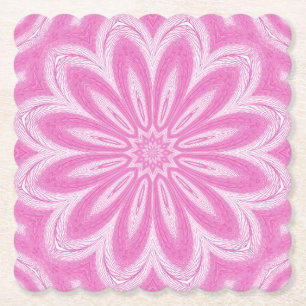Porta-copo De Papel Polegadas de papel Design da Flor de Tela Cintilan