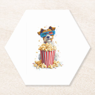 Porta-copo De Papel Popcorn Pup � Filme Noturno