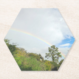 Porta-copo De Papel Porta copos arco-íris