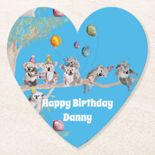 Porta-copo De Papel Porta copos da festa do papel azul da Festa de ani