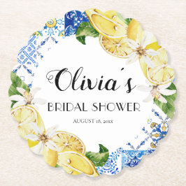 Porta-copo De Papel Porta copos de Chá de panela de limões italianos m