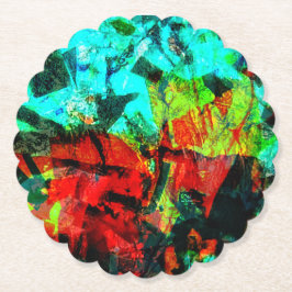 Porta-copo De Papel Porta copos de papel azul calmo, abstrato azul pro