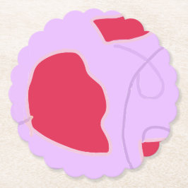 Porta-copo De Papel Porta copos de papel botânico de cores escuras