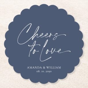 Porta-copo De Papel Porta copos de Papel de Casamento de Marinho Minim